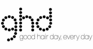 Logo of GHD - the famous hair care brand