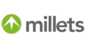 Logo of Millets - popular outdoor retailer